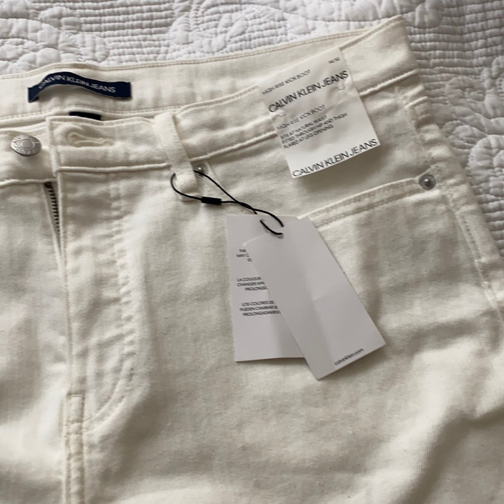 Calvin Klein  cream denim